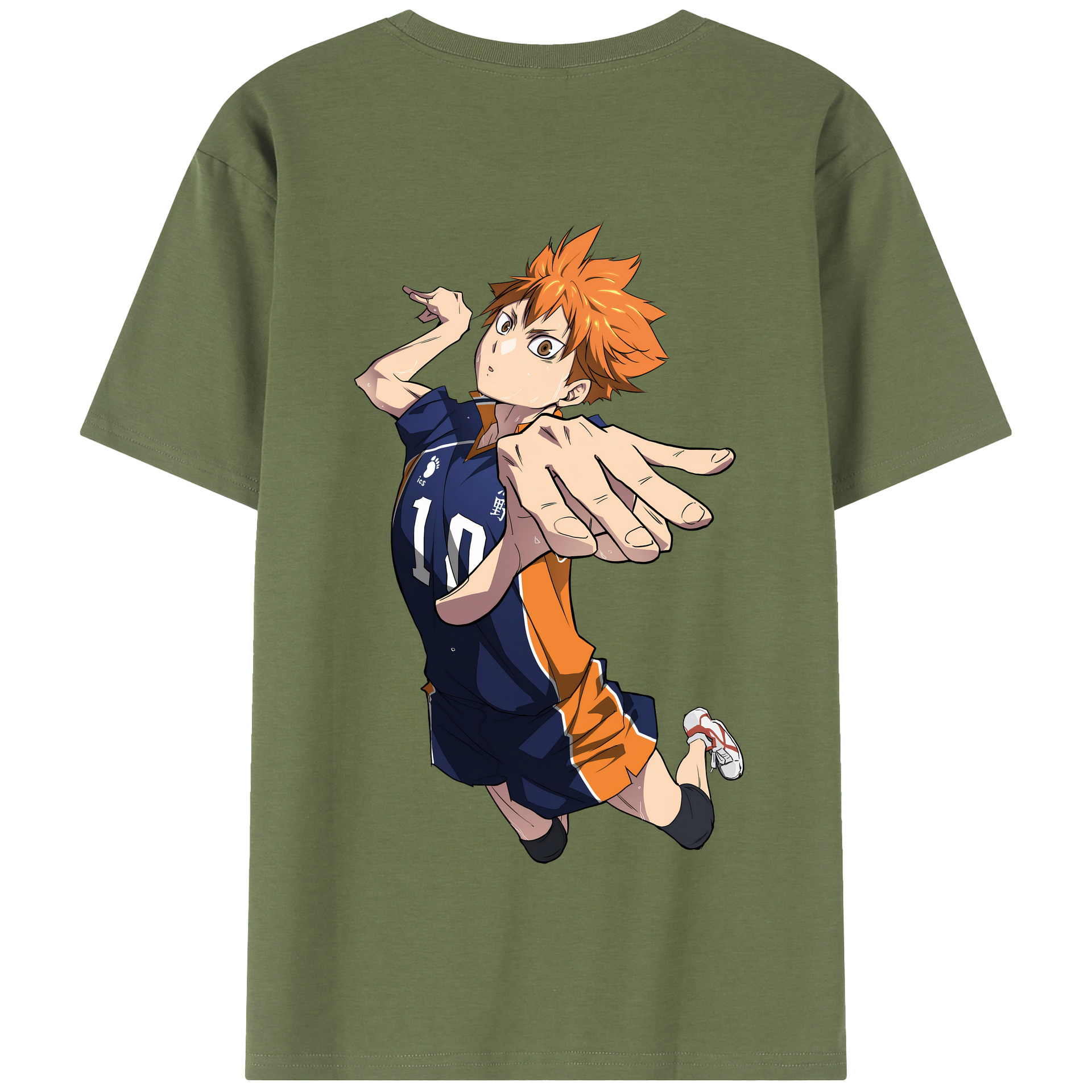 （画像用） ハイキュー!! Haikyu!! 綿100％半袖Tシャツ（背面プリント）